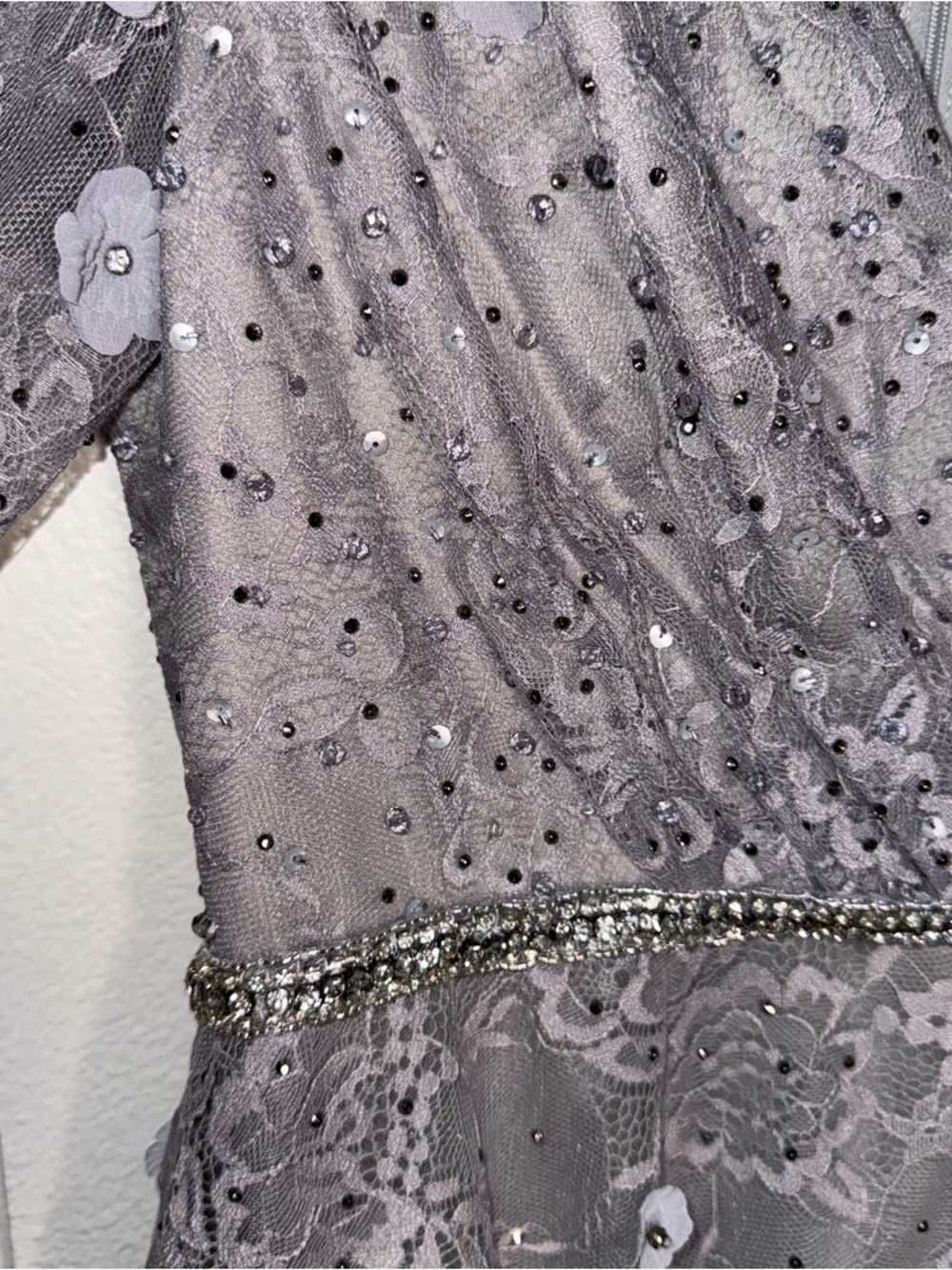 NWT MAC DUGGAL Floral Embellished Lace A-Line Cocktail Dress (Style #67387) 10 - Picture 10 of 16